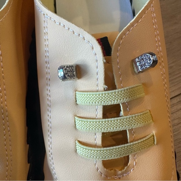 Socofy Style Yellow Comfort Slip-On Shoes • Size 38 (Fits 7.5–8) - Picture 3 of 9